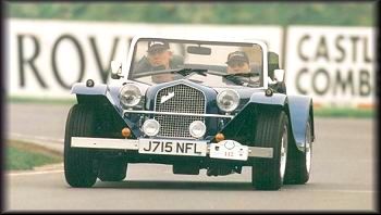 At Castle Combe race track